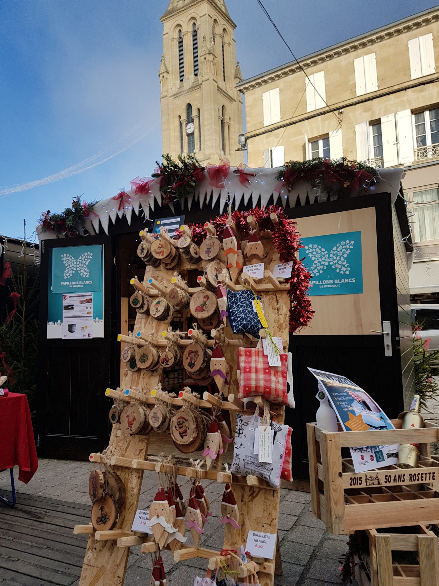 Le marché de Noël de Bergerac est ouvert !  Les Papillons Blancs de